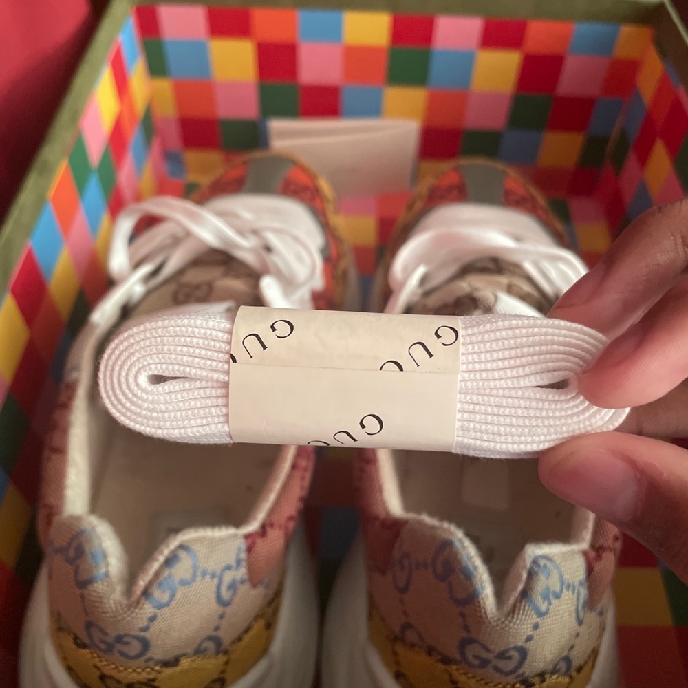 Multicolored gucci sneakers
